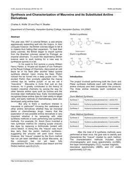 Wolfe Chemistry Article-Edited DB