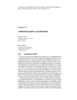 Approximation Algorithms