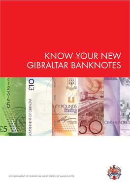Know Your New Gibraltar Banknotes