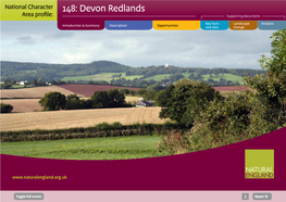 Devon Redlands Area Profile: Supporting Documents