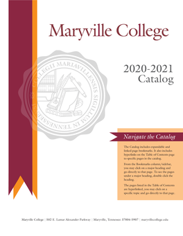 2020-2021 Catalog