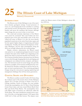 The Illinois Coast of Lake Michigan 25 Michael J