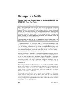 Message in a Bottle