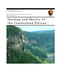 Cumberland Plateau Geological History