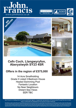 Cefn Coch, Llangwyryfon, Aberystwyth SY23 4SR