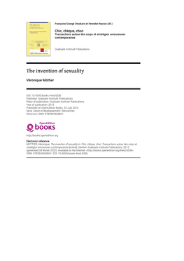 The Invention of Sexuality