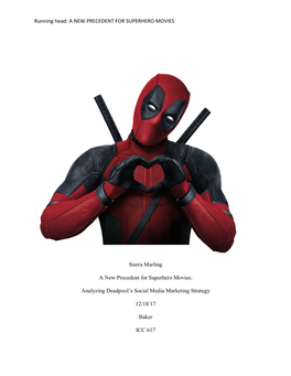 Analyzing Deadpool's