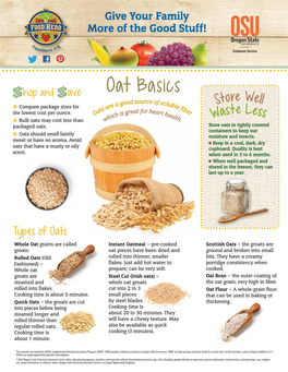 Oat Basics