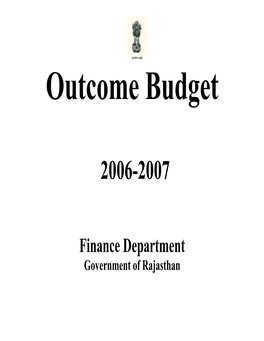 Outcome Budget 2006-07(English)