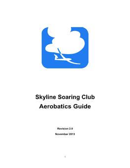 Skyline Soaring Club Aerobatics Guide