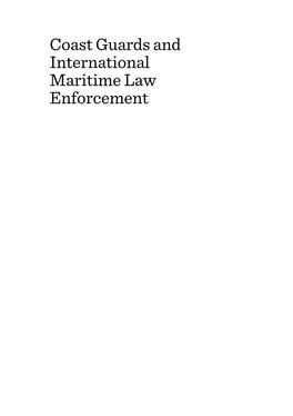 Coast Guards and International Maritime Law Enforcement