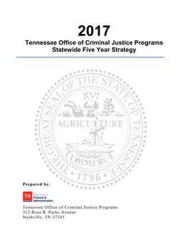 Tennessee Office of Criminal Justice Programs Statewide Five Year Strategy