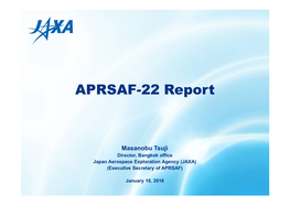 APRSAF-22 Report