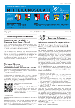 Verwaltungsgemeinschaft Krumbach