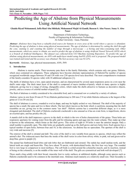 Predicting the Age of Abalone from Physical Measurements Using