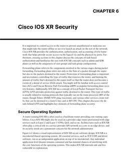 Cisco IOS XR Security