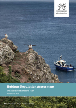 Habitats Regulation Assessment Welsh National Marine Plan November 2019