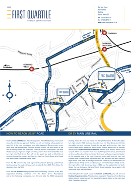 How to Reach Us by Road Or by Main Line Rail