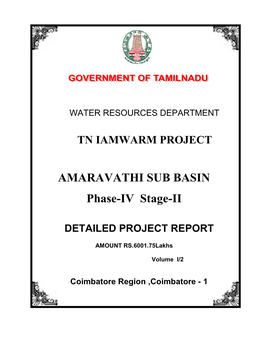 AMARAVATHI SUB BASIN Phase-IV Stage-II