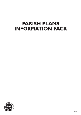 Parish Plans Information Pack