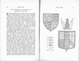 The Armorial Bearings of Queens' College