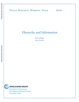 18 Policy Research Working Paper 8644