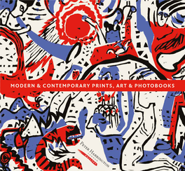 Modern & Contemporary Prints, Art & Photobooks