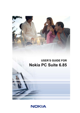 User's Guide for Nokia PC Suite 6.85