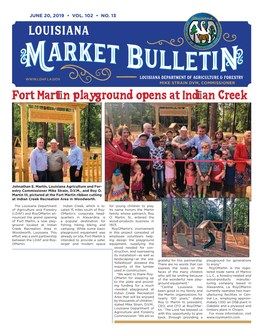 Louisiana Fort Martin Playground Opens at Indian Creek