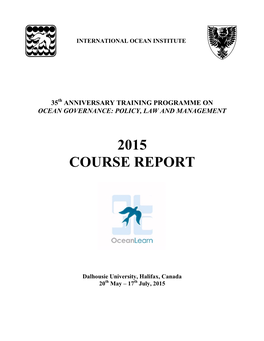 2015 Course Report