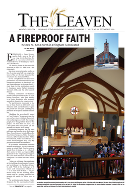 The New St. Ann Church in Effingham Is Dedicated by Joe Bollig Leaven Staff