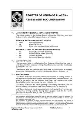 Assessment Documentation