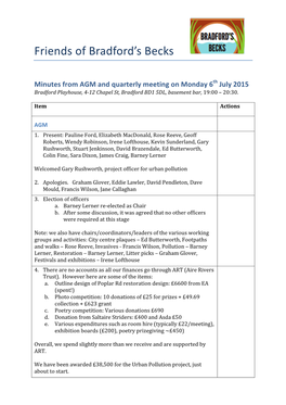 Fobb AGM Minutes 6 July 2015