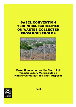 Technical Guidelines on Wastes Collected from Households
