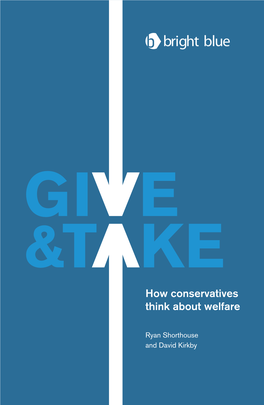 Give and Take: How Conservatives Think About Welfare