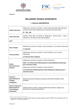 Relazione Tecnica Intervento