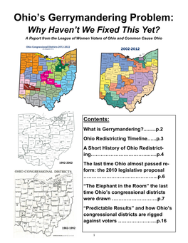 Ohio's Gerrymandering Problem