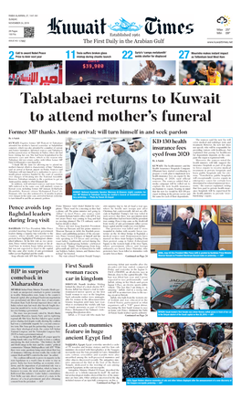 Kuwaittimes 24-11-2019.Qxp Layout 1