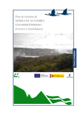 Plan De Gestión De SIERRA DE ALTOMIRA ES4240018/ES0000163 (Cuenca Y Guadalajara)