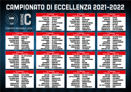 Campionato Di Eccellenza 2021-2022