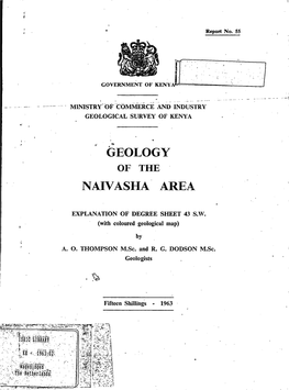 Geology Natvasha Area