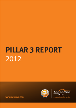 Pillar 3 Report 2012