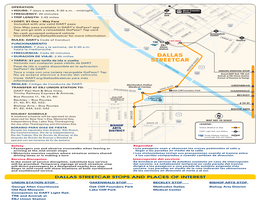 Dallas Streetcar Mapa