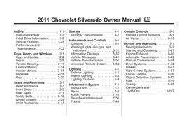 2011 Chevrolet Silverado Owner's Manual