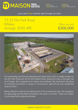 31-33 Elm Park Road, Armagh Property Brochure