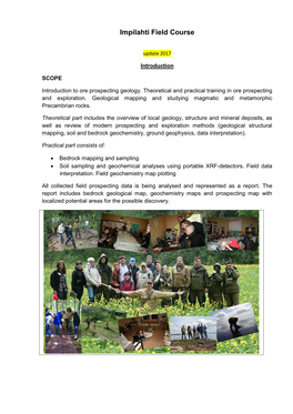 Impilahti Field Course