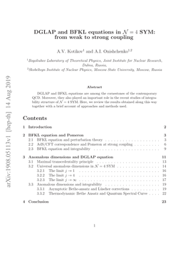 DGLAP and BFKL Equations in $\Mathcal {N}= 4$ SYM: from Weak to Strong Coupling