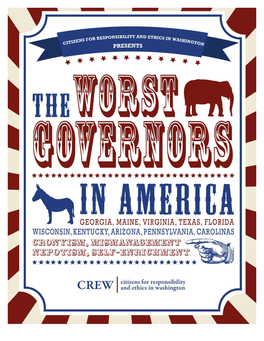 Crew Report: Worst Governors in America