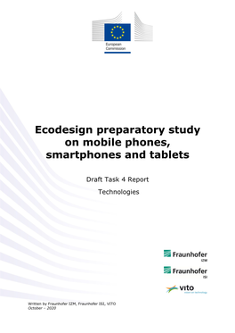 Ecodesign Preparatory Study on Mobile Phones, Smartphones and Tablets