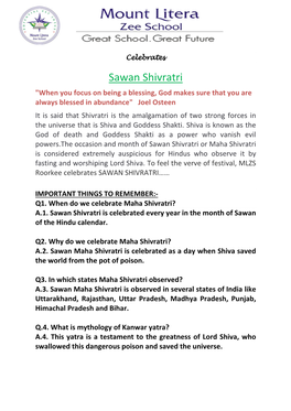 Sawan Shivratri